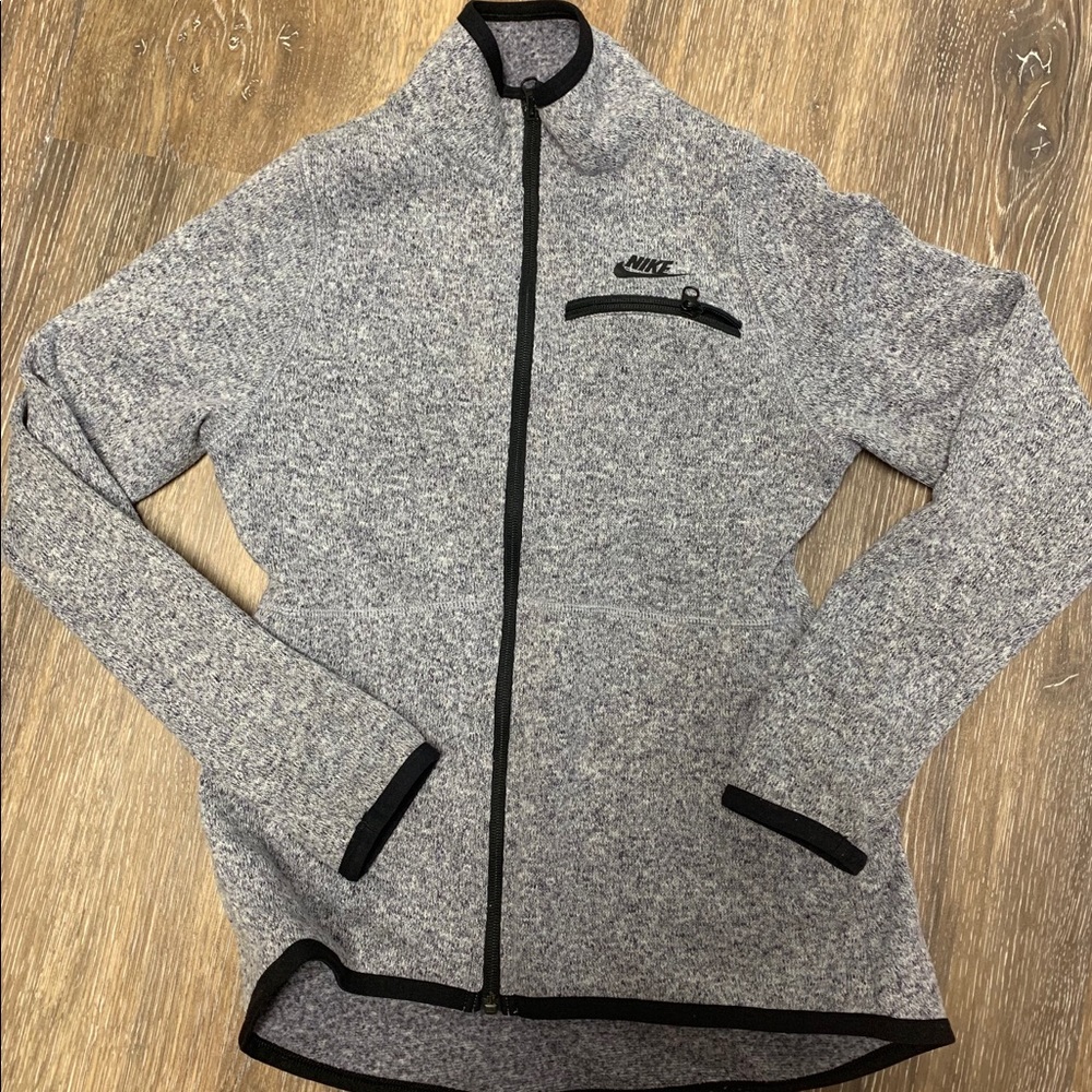 Nike grey women’s full zip jacket